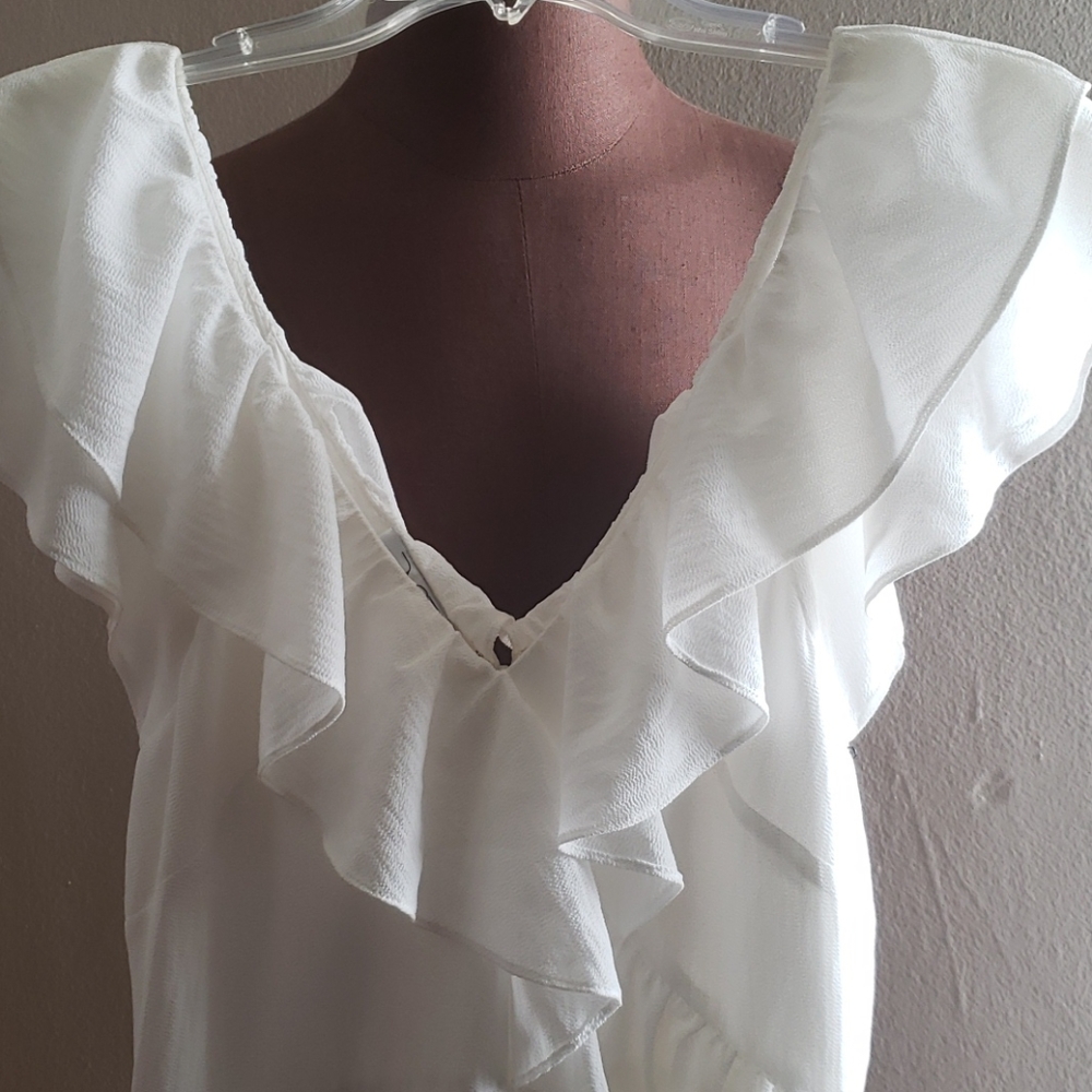RYSE the Label White Ruffle Dress - Picture 2 of 6